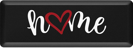 HappyTrends Kitchen Mat Cushioned Anti-Fatigue Rug Non-Slip Kitchen Rugs Stain Resistant Ergonomic Comfort Mat for Floor, Office, Sink, Laundry (17.3"x 47", Black)