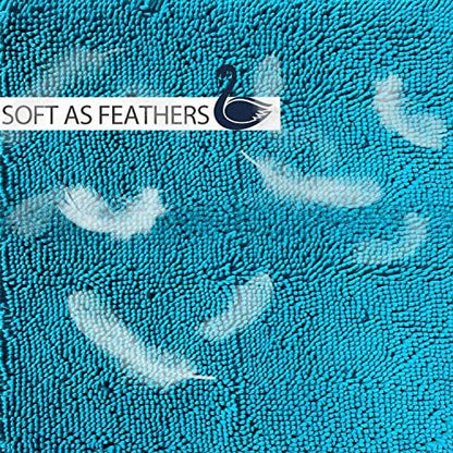 Bathroom Rugs Bath Mats for Batroom Chenillen Bath Rug Set 3 Piece Non-Slip Bath Mats, Absorbent Shaggy Rugs, Machine Wash, Perfect Plush Bathroom Mats, Bathroom Carpets Set Teal Blue