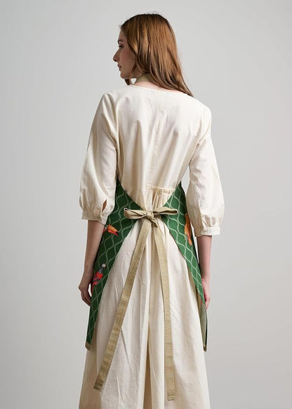 Maison d' Hermine 100% Cotton Apron for women with Pocket Kitchen Chef Apron for Men Cooking Spring Summer