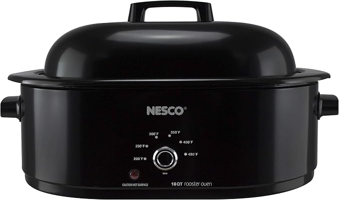 Nesco MWR18-13, Roaster Oven, 18 Quarts, Black