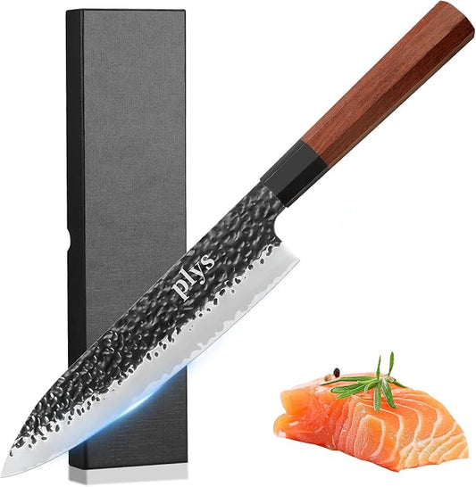 Plys Chef Knife Japanese Professional Kitchen Knives Meat and Vegetable Cooking Knife for Home Restaurant