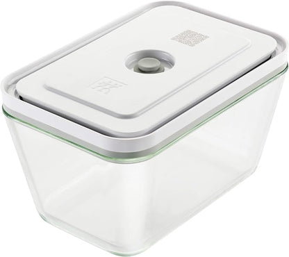 Zwilling 36803-300 Fresh & Save Vacuum Glass Container, Large Size, Vacuum, Hermetically Sealing, Heat Resistant Glass, Storage Container, Fresh & Save