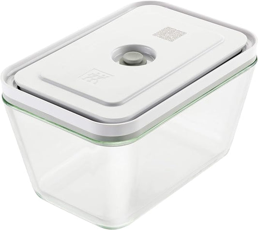 Zwilling 36803-300 Fresh & Save Vacuum Glass Container, Large Size, Vacuum, Hermetically Sealing, Heat Resistant Glass, Storage Container, Fresh & Save