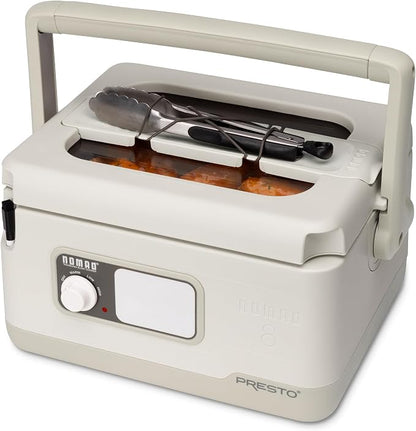 Presto 06030 8-quart Nomad Traveling Slow Cooker, Locking Lid, Dry Erase Board