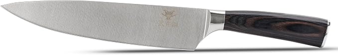 Professional 8" Chefs Kitchen Knife With Gift Box And Sheath - Razor Sharp And Well Balanced German Blade For All Purpose Cooking