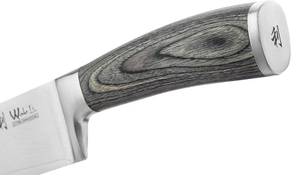 Wakoli EDIS 5-Piece Damascus Kitchen Knife Set – Professional Kitchen Knives with VG10 Core, 67-Layer Damascus Steel Blades and Ergonomic Pakkawood Handles – Premium Chef Knife Set in Gift Box