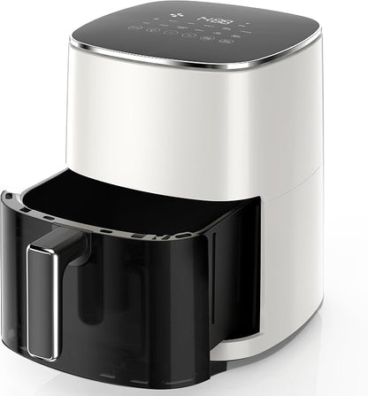 NEWBULIG Air Fryer, 6QT Square Airfryer with Visual Window, 400℉ Fast Heating Air Fryers Oven with Timer, Auto-Off, Non Toxic & Non Stick, Multiple 12 Modes for Roast, Bake, Dehydrate, Fry, Reheat