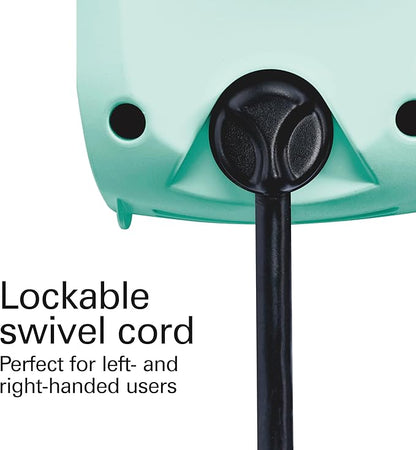 Hamilton Beach Professional 5-Speed Electric Hand Mixer with Snap-On Storage Case, QuickBurst, Stainless Steel Twisted Wire Beaters and Whisk, Mint (62658) (Pack of 2)