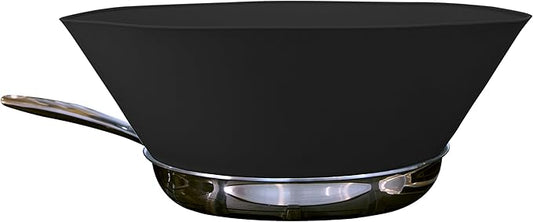 Frywall 10 (Medium) - Black - Splatter Guard, as Seen on Shark Tank