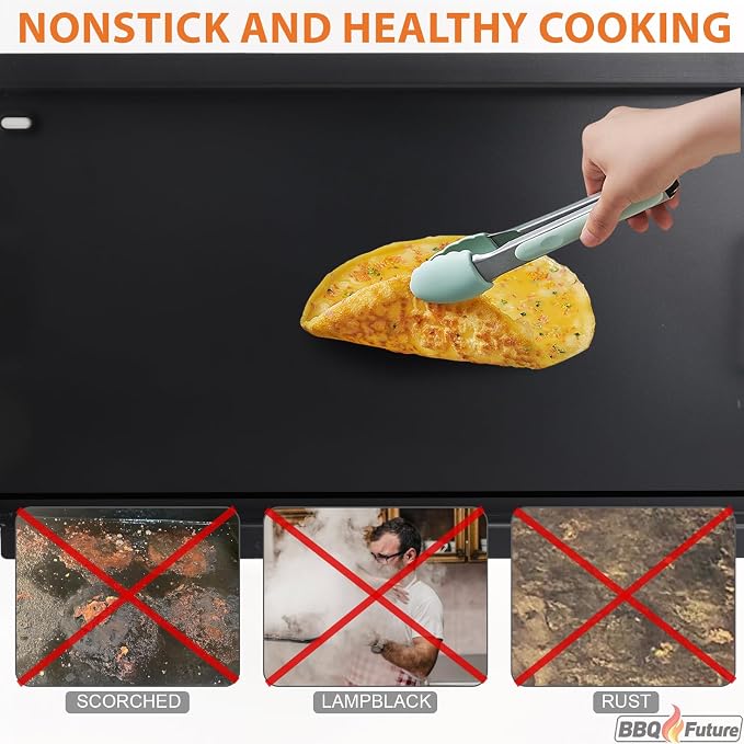Full Size Griddle Insert with Spatula Set for Charbroil TRU Infrared 3 Burner 463355220 463242516 463242515 466242515 463342420 463243016, Flat Top for Charbroil Grill Replacement Parts G466-2400-W1