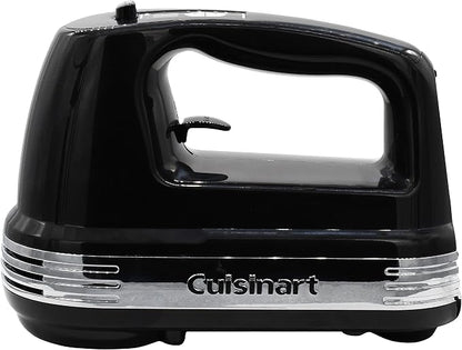 Cuisinart Power Advantage Plus 9-Speed Hand Mixer, 220W-Motor Hand Blender Electric Mixer with 9 Speed Settings, XL Dishwasher-Safe Beaters, 3 Low Mixing Speeds, Storage Case, Black