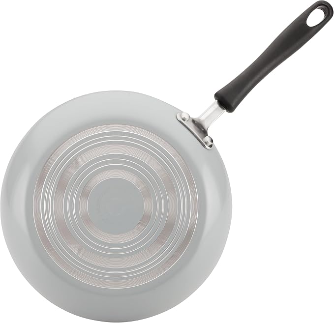 Farberware Cookstart Aluminum DiamondMax Nonstick Cookware Set, Kitchen Essentials, 5 Quarts, Silver