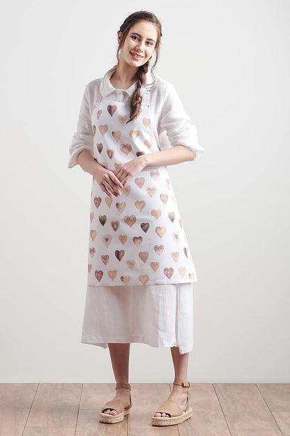 Maison d' Hermine 100% Cotton Apron for women with Pocket Kitchen Chef Apron for Men Cooking Spring Summer