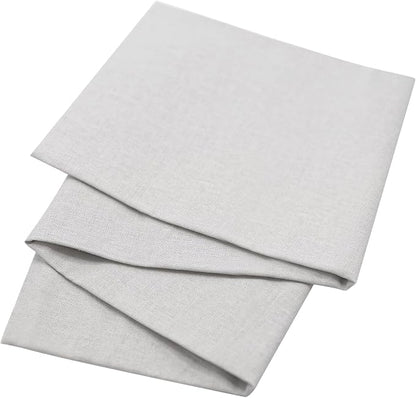 3 Pieces 18 x 21 Inches Cotton Fabric Precut Quilting Fabric Bundles Solid Colors Layer Cakes Quilt Material for DIY Craft Sewing Embroidery (Light Grey)