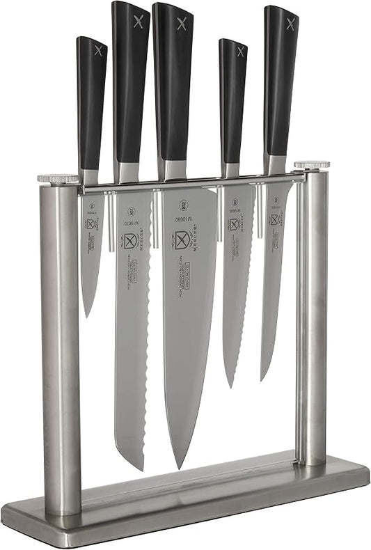 Mercer Culinary Züm 6-Piece Forged Block Set, Stainless Steel/Glass