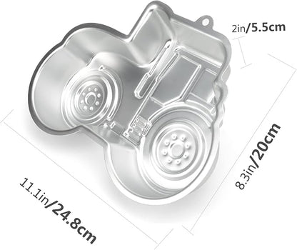Tractor Cake Pan, 3D Nonstick Birthday Cake Pan, Aluminum Alloy Cake Decorating Mold Baking Tools