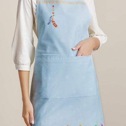 Maison d' Hermine 100% Cotton Apron for women with Pocket Kitchen Chef Apron for Men Cooking Spring Summer