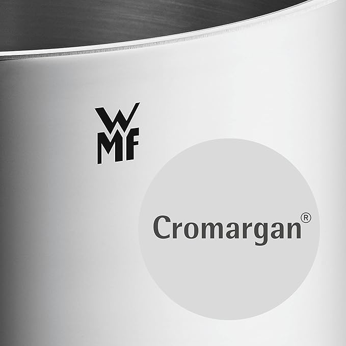 WMF 1.4L Stainless Steel Cooking Pot, 16cm, Silver, Brushed Finish, Includes Lid, Suitable for All Stove Tops, Dishwasher Safe