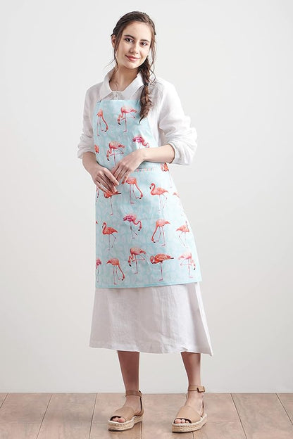 Maison d' Hermine 100% Cotton Apron for women with Pocket Kitchen Chef Apron for Men Cooking Spring Summer