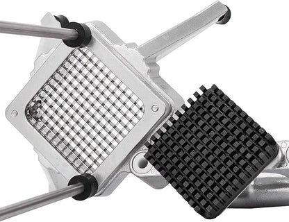 Commercial Vegetable Fruit Chopper W/6-Wedge Slicer&1/4″&3/8″&1/2" Blade Professional Food Dicer French Fry Cutter Onion Slicer Stainless Steel For Tomato Peppers Potato Mushroom