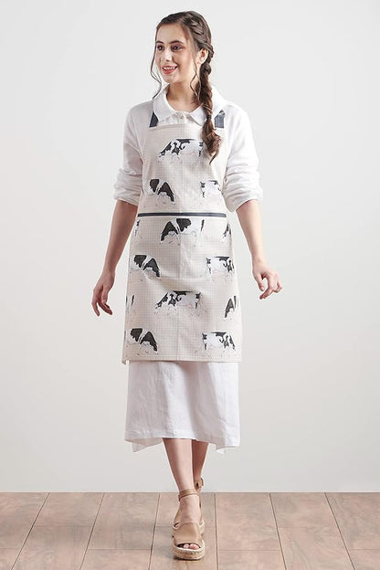 Maison d' Hermine 100% Cotton Apron for women with Pocket Kitchen Chef Apron for Men Cooking Spring Summer