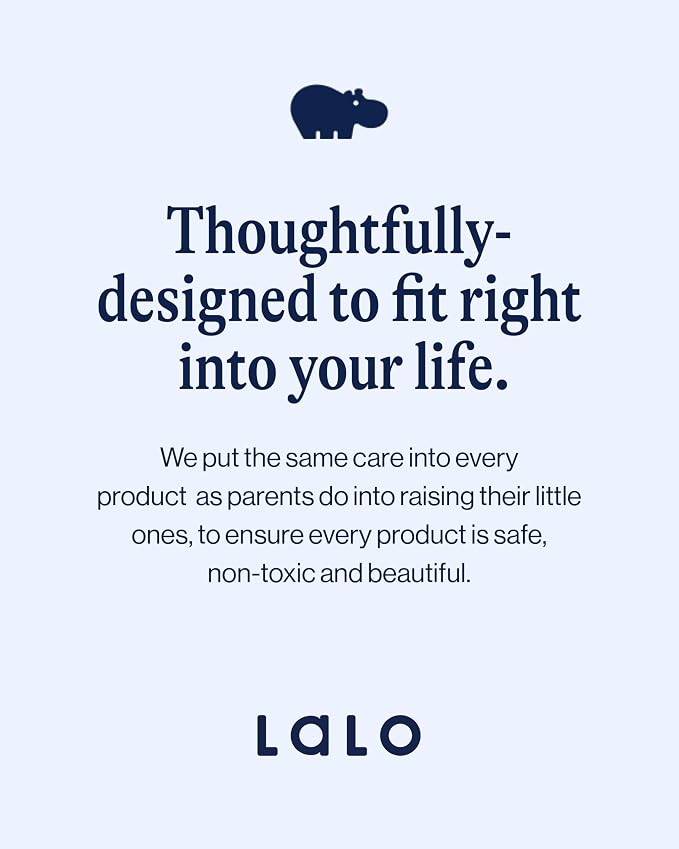 Lalo First Bites Starting Solids Silicone Baby Feeding Set with Suction Bowl, 2 Spoons and 1 Bib - 4-Piece Baby-Led Weaning Supplies - Non-Toxic Silicone Infant Tableware - Blueberry