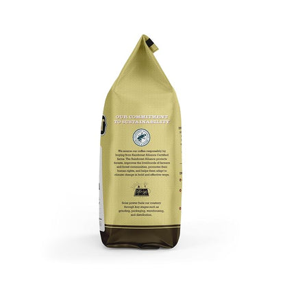Verena Street 12 Ounce Whole Bean Coffee, Medium Roast, Julien's Breakfast Blend, Rainforest Alliance Certified Arabica Coffee