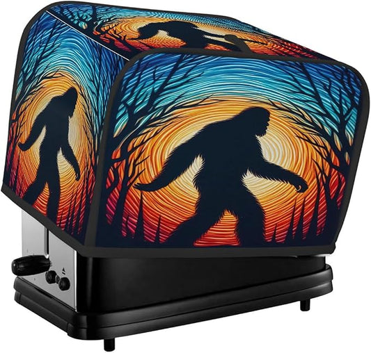 Toaster Cover 4 Slice Wide Slot Galaxy BigfootBread Toaster Oven Dustproof Cover Small Appliance Kitchen Covers Dust and Fingerprint Protection for Women Gift 4 Slice