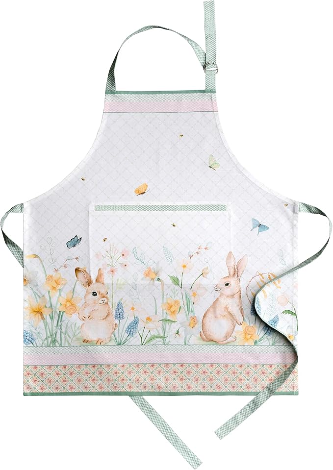 Maison d' Hermine 100% Cotton Apron for women with Pocket Kitchen Chef Apron for Men Cooking Spring Summer