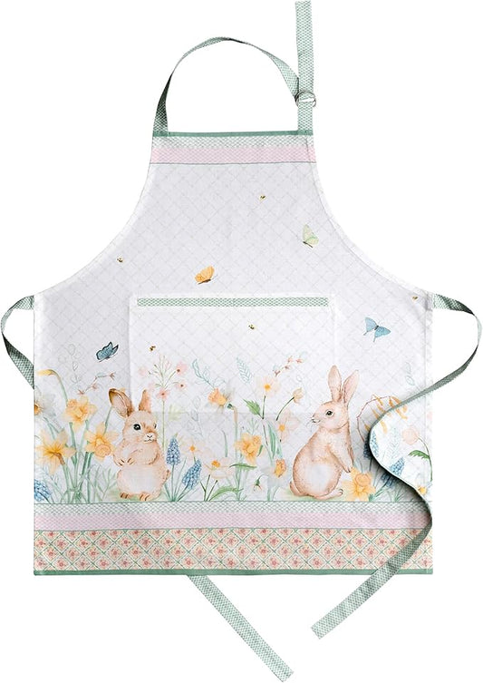 Maison d' Hermine 100% Cotton Apron for women with Pocket Kitchen Chef Apron for Men Cooking Spring Summer
