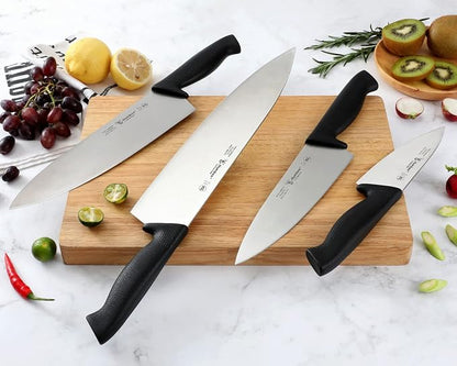 Cuisine Pro 10-Inch Chef Knife – NSF Certified High Carbon Stainless Steel Blade – Extra-Wide Razor-Sharp Edge – Ergonomic Non-Slip Handle – Dishwasher Safe
