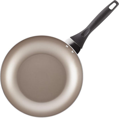 Farberware Dishwasher Safe Aluminum Nonstick Cookware Pots and Pans Set, 15-Piece, Teal