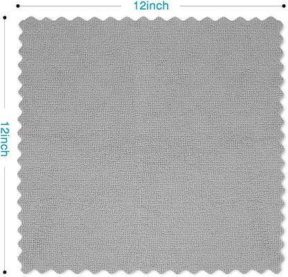 Orighty Microfiber Cleaning Cloth, 800 Pack Highly Absorbent Cleaning Rags, Household Cleaning Supplies, Reusable Microfiber Towels Lint Free Cloths for House, Kitchen, Car Care, 12x11 inch, Grey