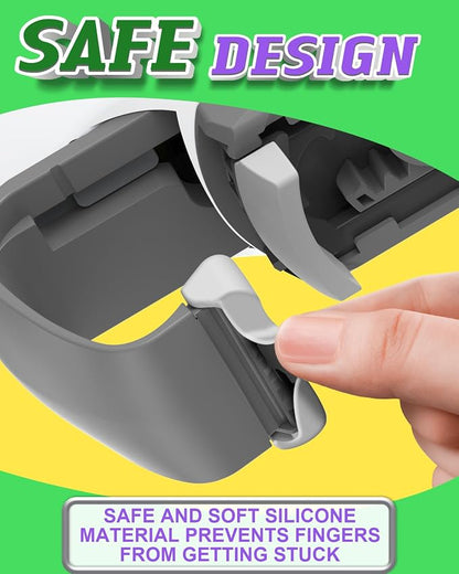 Electric Jar Opener for Seniors with Arthritis, One Touch Automatic jar Opener for Weak Hands, HandsFree Battery Operated Bottle Opener for Tight & Vacuum Sealed Jars, Kitchen Gadget for Elderly