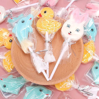 Silver Lollipop Cake Pop Treat Bag Set Including 100pcs Parcel Bags, 100pcs Papery Treat Sticks, 100pcs Colorful Metallic Twist Ties for Making Lollipops, Cake Pops, Candies, Chocolates and Cookies