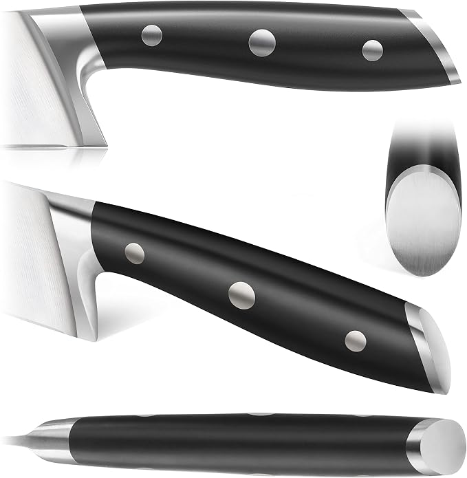 Cangshan Alps Series 1026672 German Steel Forged 12-Piece Knife Block Set, Acacia (Black)