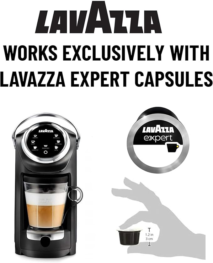 Lavazza Expert Coffee Bundle Classy Plus All-In-One Machine + 1 Welcome Kit Pack of 36 Mixed Capsules + 1 Extra Vessel