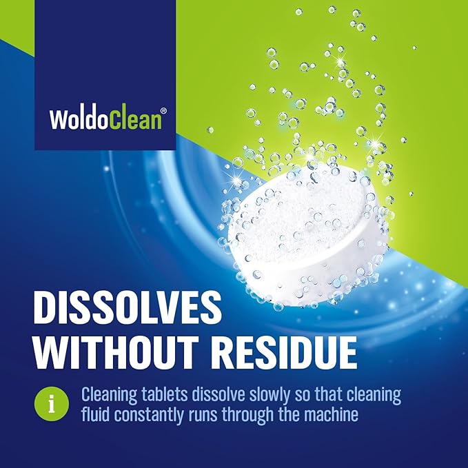 WoldoClean Cleaning Tablets for Espresso & Coffee Machine 150 Tabs - compatible with Breville Espresso Machines