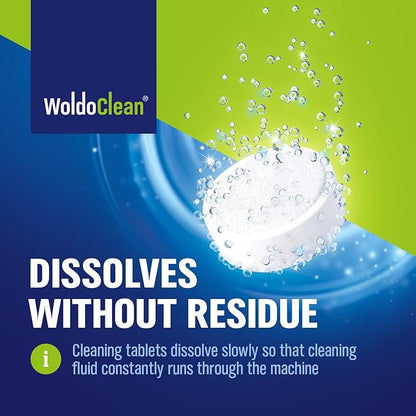 WoldoClean Cleaning Tablets for Espresso & Coffee Machine 150 Tabs - compatible with Breville Espresso Machines