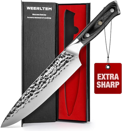 Damascus chef knife
