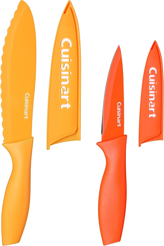 Cuisinart C55CNS-6PCS Advantage Color Collection 6-Piece Non-Stick Cutlery Set, Multicolor