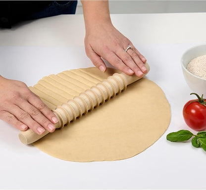 Fantes 14810 Pasta Pin, Beechwood, Made In Italy, 12", The Italian Market Original Since 1906