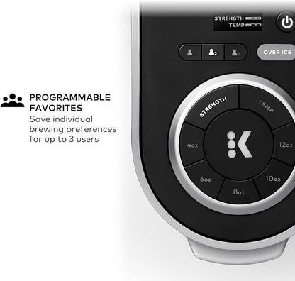 Keurig K-Supreme Plus Single Serve K-Cup Pod Coffee Maker, MultiStream Technology, Customizable Strength and Temperature Settings, Programmable, 78oz Removable Reservoir, Stainless Steel