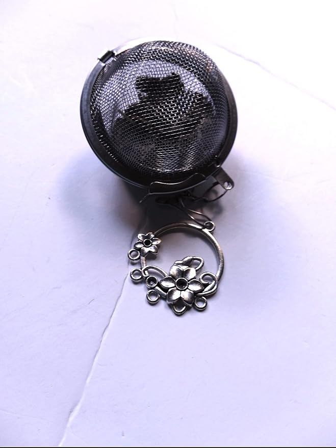Flower Tea Infuser Mesh Ball for Loose Herbal Tea Brewing