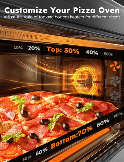 Nuwave Bravo XL Pro Air Fryer Toaster Oven with Grill Combo, 2026 New Ultra-Fast Convection System, 35% Crispier, 2X More Even, 142 Presets, 50-500F, Smarter Probe, PFAS Free, 30QT, Stainless Steel