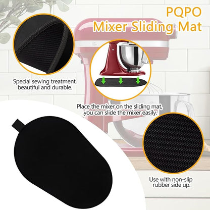 Mixer Sliding Mat Compatible with Kitchenaid 6/7/8 Quart Stand Mixer, Slider Mat Compatible with 5-8 Qt Bowl-Lift Stand Mixer Kitchenaid Mixer Accessories