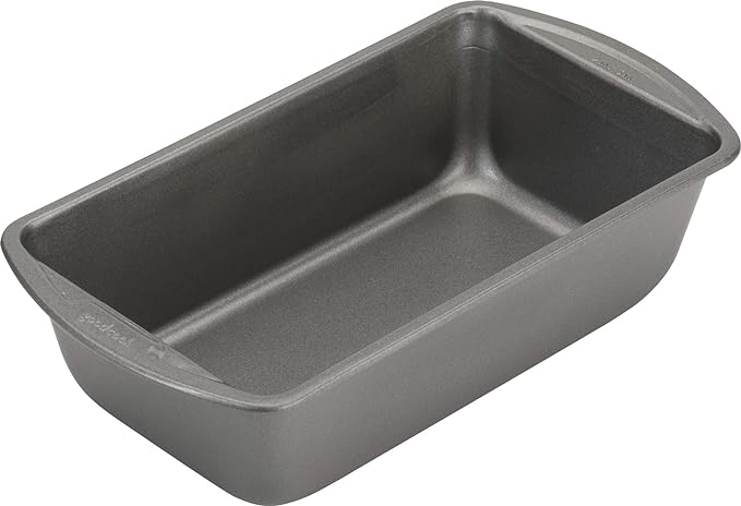 GoodCook Nonstick Loaf Pan Heavy-Duty Steel Bakeware with Easy-Clean Non-Stick Coating, Oven & Dishwasher Safe Pan, 9 x 5-Inch, Gray