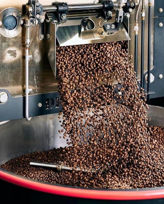 Nilotic Coffee House Medium Roast Ugandan Sipi Falls Coffee – Single-Origin, Whole Bean, Organic – Lemon, nougat, milk, chocolate – Ideal for Espresso & French Press – 12oz