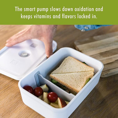 For food to stay fresh up to 5X longer, pump required (not included).