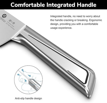 imarku Chef Knife 8 Inch, Ultra Sharp Stainless Steel Kitchen Knife with Ergonomic Handle, Professional Cooking Knife for Meat, Vegetables & Fruits, Rust Resistant Chef’s Knife with Gift Box